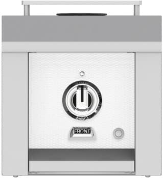 Hestan AGB121NGWH 12 Inch Side Burner with 20,000 BTU for Hestan Built-In Grills - White