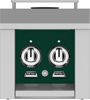 Hestan AGB122LPGR 12 Inch Side Burner with 20,000 BTU for Hestan Built-In Grills - Green