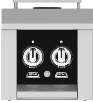 Hestan AGB122NGBK 12 Inch Side Burner with 20,000 BTU for Hestan Built-In Grills - Black