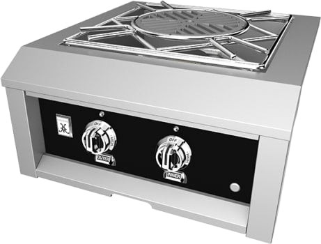 Hestan AGPB24LPBK 24 Inch Power Burner with Removable Drip Tray - Black