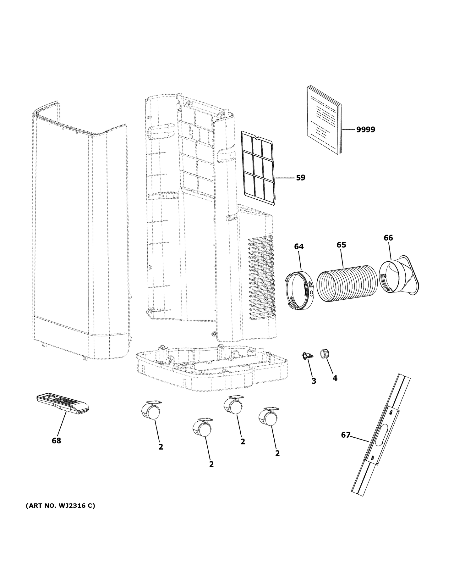 GE Exhaust Duct Connector WJ76X26217
