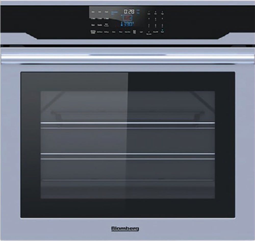 Blomberg 7735687909 30 Inch Single Electric Wall Oven with 5.7cu. ft. Oven Capacity, Convection Cooking, Self Clean - Bwos30200Ss