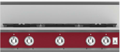 Hestan KRT365LPBG 36 Inch Gas Rangetop with 5 Sealed Burners- Burgundy