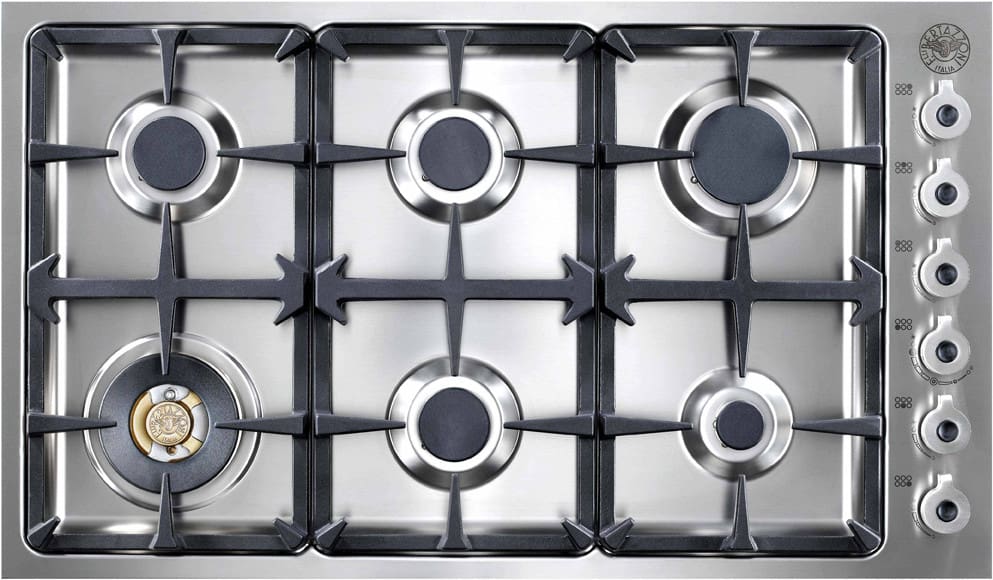 Bertazzoni DB36600X Professional Series 36 Inch Gas Cooktop with 6 Sealed Burners