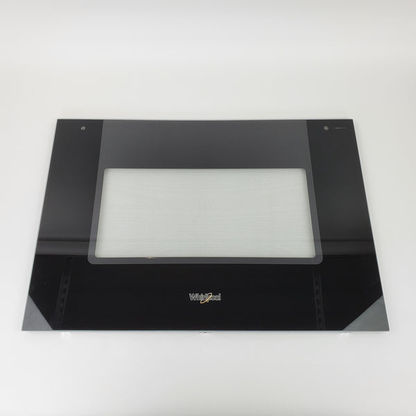 Whirlpool Outer Door Glass-Panel (black) W10677248