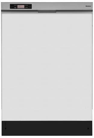 Blomberg 7659039571 Full Console Dishwasher with FlexiRack Adjustable Upper Rack, Cutlery Basket - DWT25200SSWS