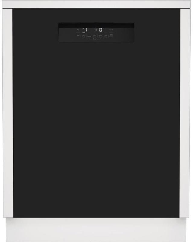 Blomberg 7656169580 24 Inch Full Console Built-In Dishwasher with 14 Place Setting, 6 Cycles, 48 dBA Sound Level, Allin1 Tablet Function - Dwt52600Bih