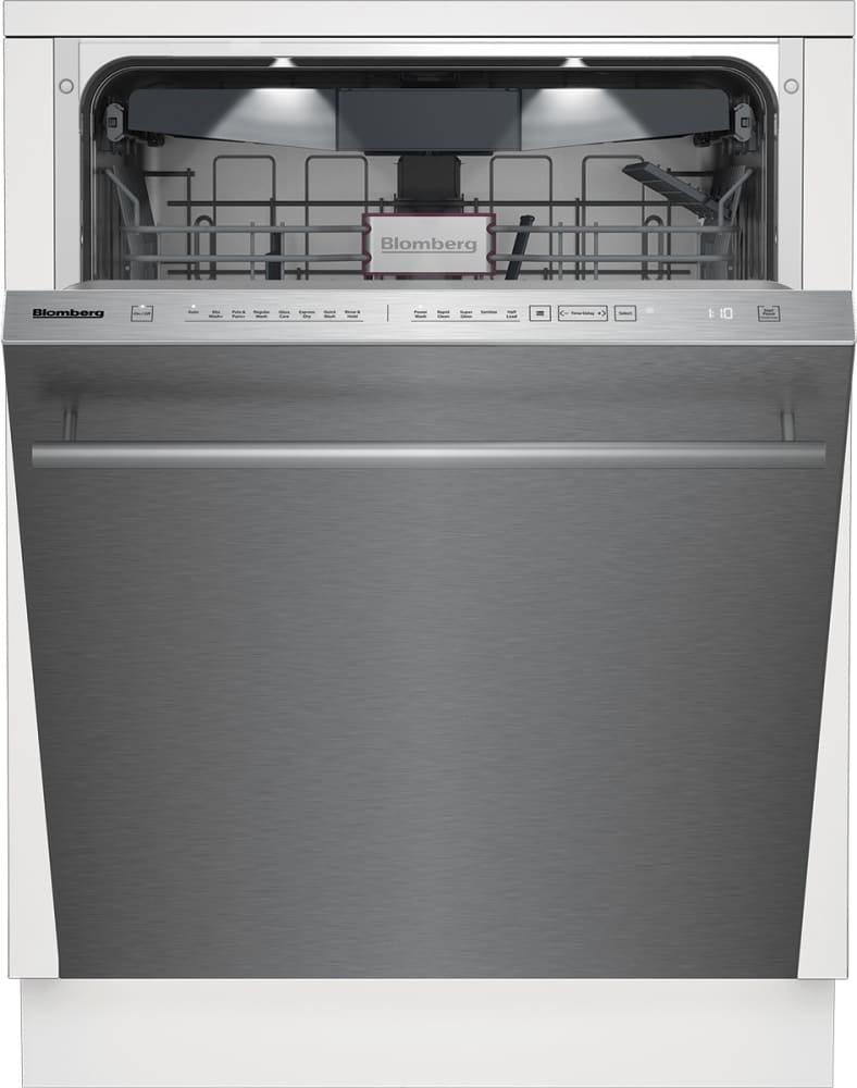 Blomberg 7654969580 24 Inch Fully Integrated Built-In Dishwasher with 16 Loading Capacity, 8 Cycles, Removable 3rd Rack - Dwt81800Ss