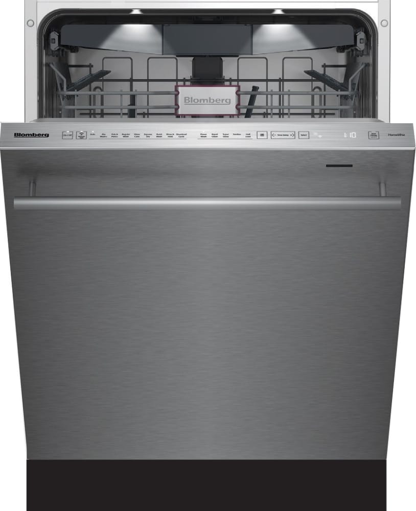 Blomberg 7653669580 24 Inch Fully Integrated Smart Dishwasher with 16 Place Settings, 9 Cycles, Removeable 3rd Rack - DWT81900SS