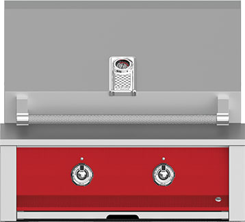 Hestan EAB30LPRD 30 Inch Built-In Grill with Stainless Tubular Burners - Red