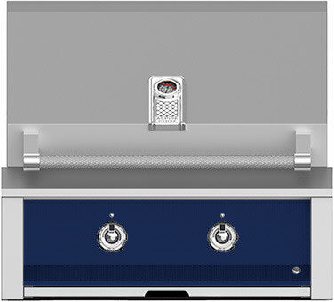 Hestan EAB30LPDB 30 Inch Built-In Grill with Stainless Tubular Burners - DARK Blue - Dark Blue