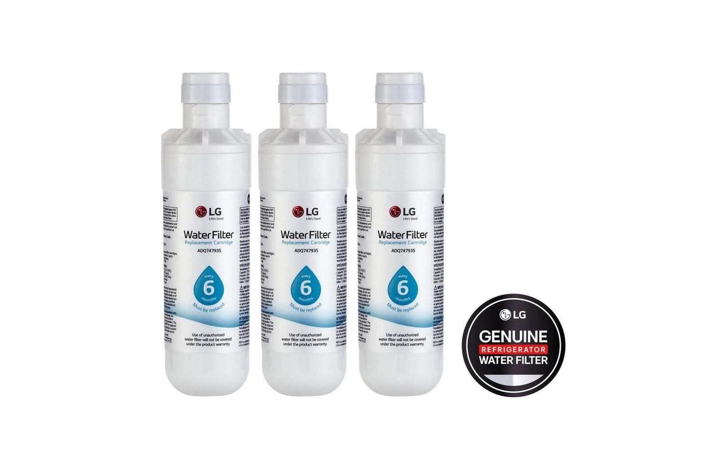 LG Water Filter Lt1000P 3 Pack - LT1000P-3