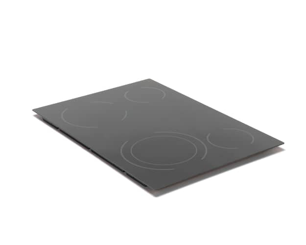 Electrolux Main Top,Glass Assy.,Black - 318223679