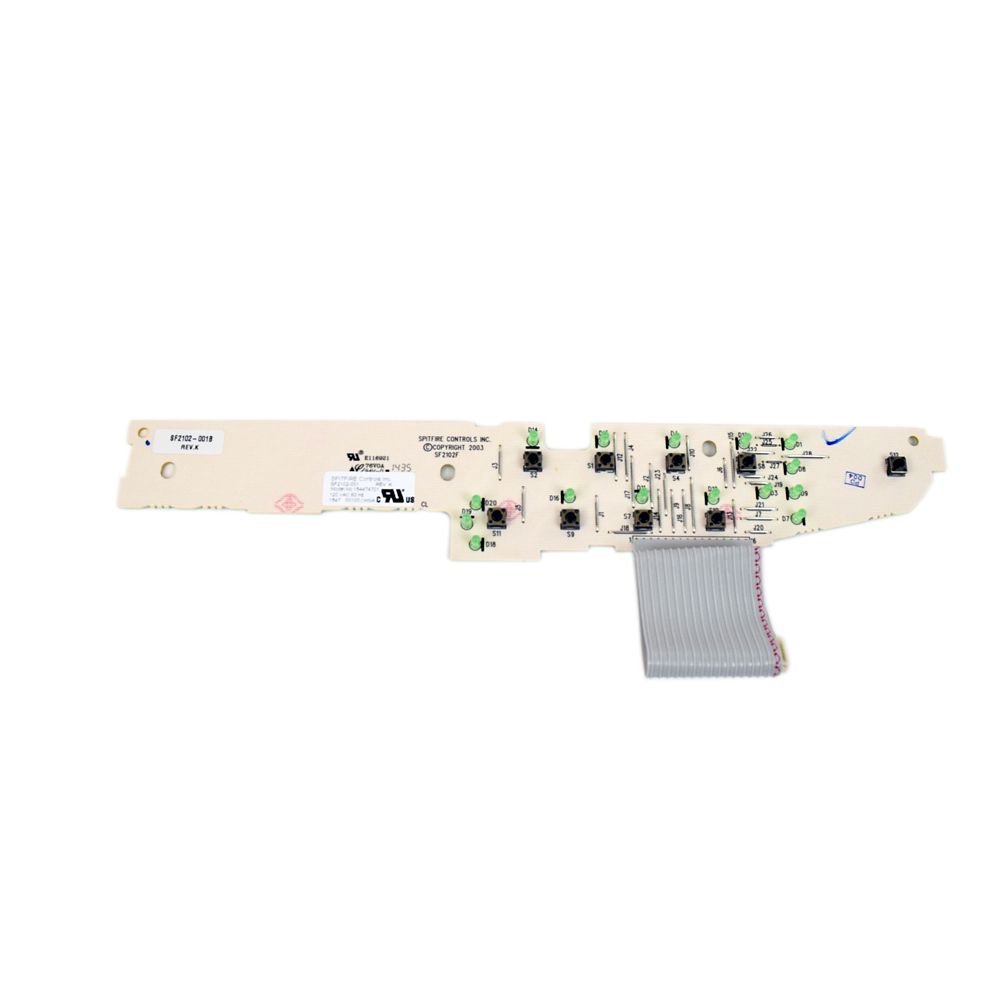 Frigidaire FDB1980RGC0 Dishwasher Touchpad (9 Buttons) - Genuine OEM