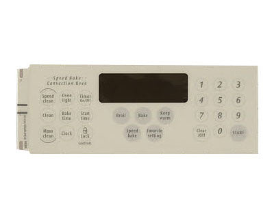 Frigidaire FEFL79HSB Touchpad/Display Overlay (White) - Genuine OEM