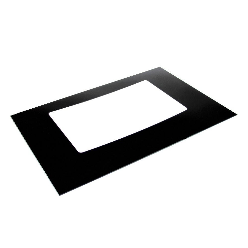 Frigidaire GLGF386DBB Glass Outer Oven Door Panel (Black, Approx. 19.25 X 29.5in) - Genuine OEM