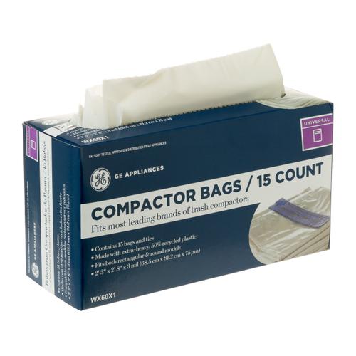 GE Trash Compactor Universal Trash Compactor Bags – WX60X1