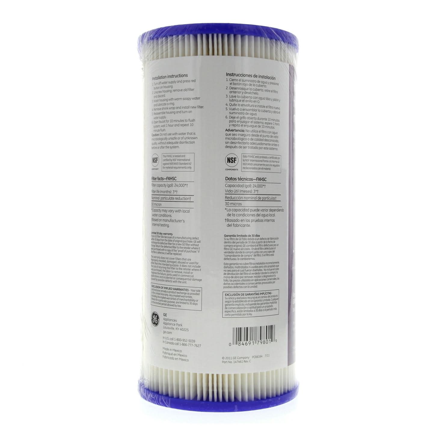 GE Refrigerator Sediment Water Filter – FXHSC