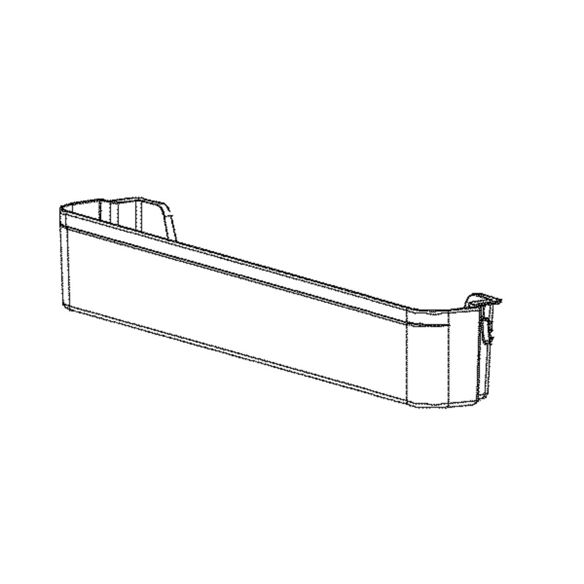 GE Freezer Door Shelf Retainer FUF21DLRAWW