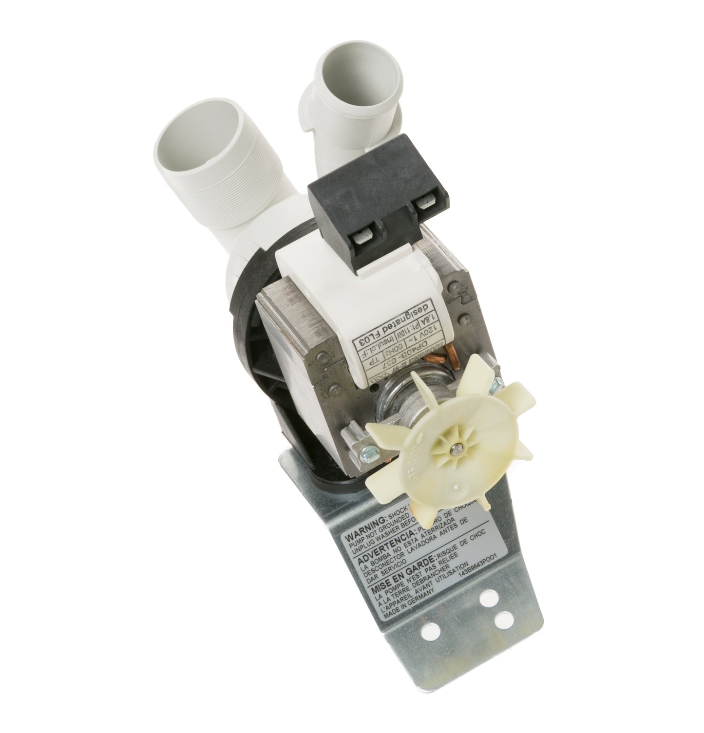 GE Washing Machine Pump Motor Assembly WBSE2090A0WW
