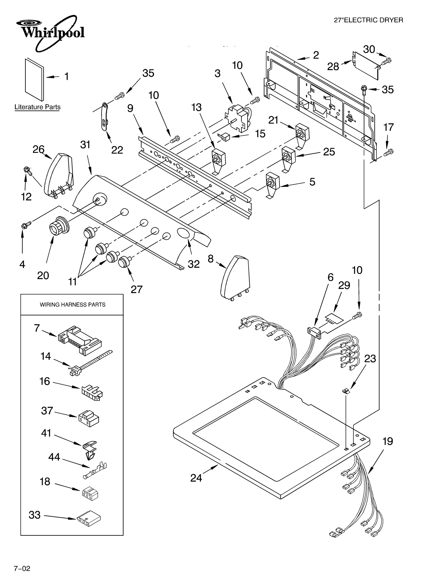 Whirlpool Timer Assembly (Left) WP3406725
