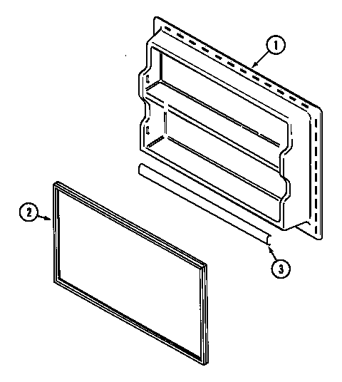Whirlpool Door Seal (White) WP61004011