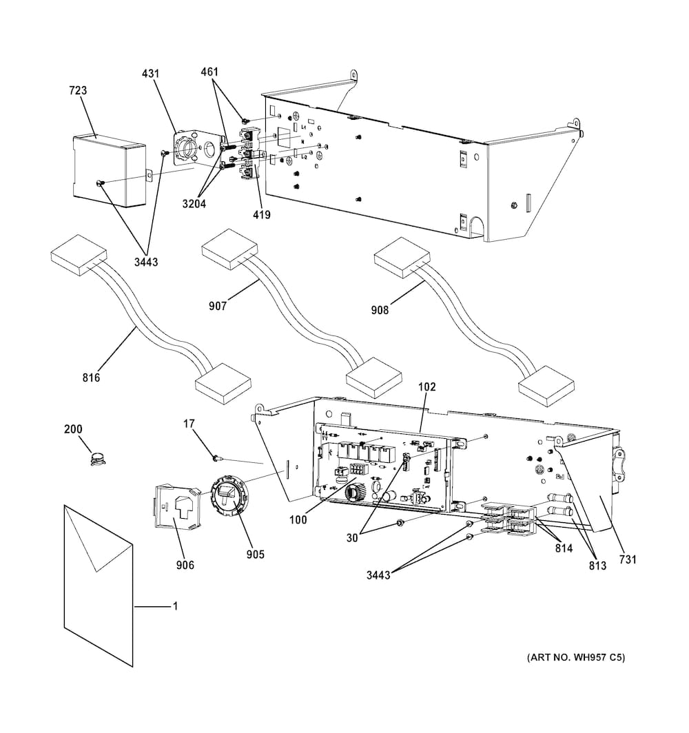 GE Suspension Strap Assembly WH01X20442