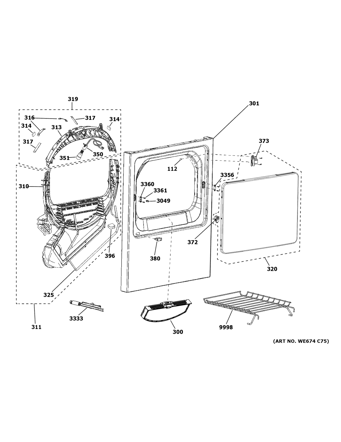 GE Latch WE01X31004
