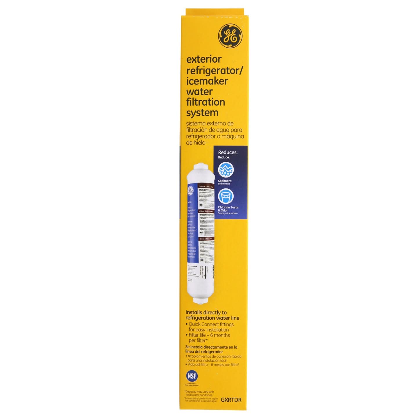 GE Refrigerator Inline Water Filter – GXRTDR