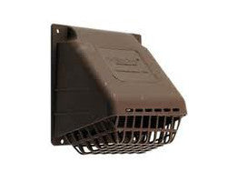 Deflecto Wide Mount Vent Plastic 4 Brown 24 HR4B