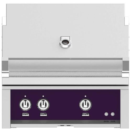 Hestan GSBR30LPPP Grill, Built-In, (2) Sear, Rotisserie, 30-Inch - Lp - Purple