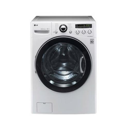 LG WM3150HWC 27 Inch Front-Load Washer with 4.3 cu. ft. Capacity, 12 Wash Programs, Sanitary Cycle, 11 Options, ColdWash Option and LoadSense Sensor: White