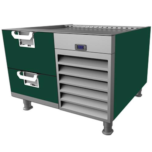 Hestan HFBS36GR Freezer Base, 36-Inch , Self-Contained, Assembly, Painted Gr