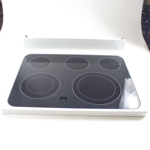 GE Glass Cooktop Assembly (White) JB750DJ7WW