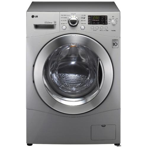 LG WM3455HS 24 Inch Front Load Compact Washer/Dryer Combo with 2.7 cu. ft. Capacity, 9 Wash Cycles, 6 Dry Cycles, 1300 RPM Spin Speed, LoDecibel Quiet Operation, SenseClean and Ventless: Silver