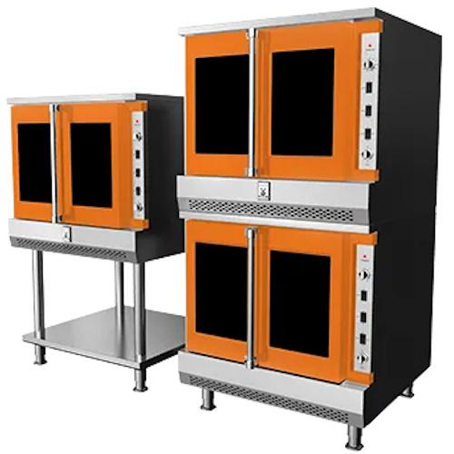 Hestan HUCOL2NGOR Double Deck Upright Conv. Oven, Left Door Window -Ng, Orange