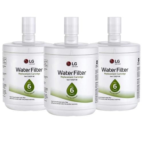 LG Refrigerator Water Filter 3-Pack (Lt500P3) - ADQ72910912