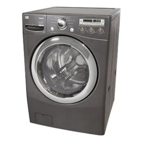 LG WM2455HG 27 Inch Front-Load Washer with 4.2 cu. ft. Capacity, 9 Wash Programs, 5 Temperature Levels, SenseClean System and 1200 RPM Spin Speed: Pearl Gray