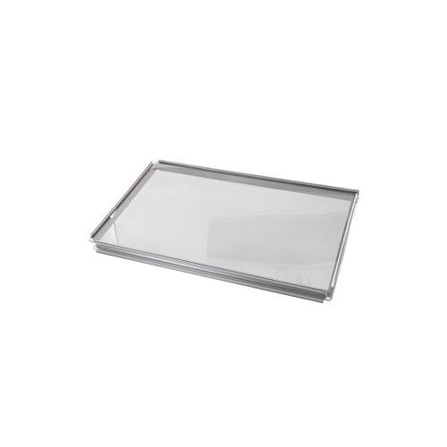 GE JS968BK3BB Door Glass Assembly Genuine OEM