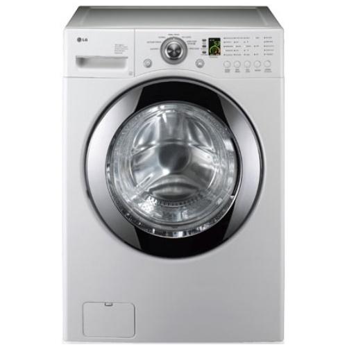 LG WM2101HW 27 Inch Front-Load Washer with 4.0 cu. ft. Capacity, 8 Wash Cycles, Sanitary, Cotton/Towels, Bulky/Large Cycles, SenseClean System, Child Lock and Stainless Steel Tub