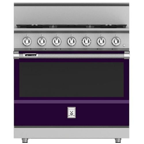 Hestan KRDS365LPPP Range, Smart, 5 Burner, Dual Fuel, 36-Inch - Lp - Purple