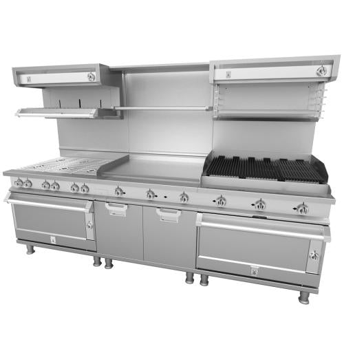 Hestan HSMR24NGH2 Salamander Assembly, Range Mount, 24-Inch -Ng-H2