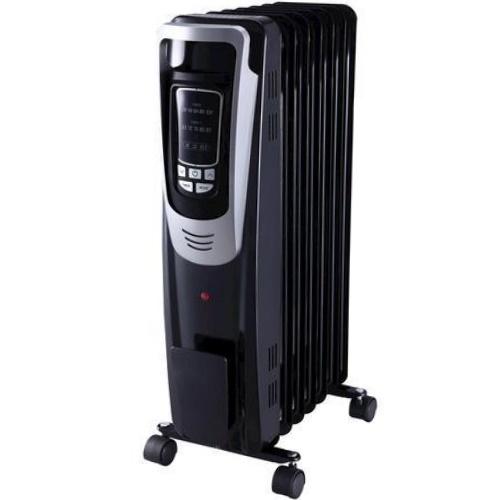 Midea 6217336 Pelonis 1500W Portable Oil-Filled Radiator Heater, White