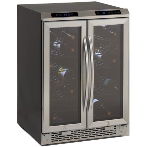 Avanti WCV38DZ 24-Inch Wide French Door Dual Zone Wine Chiller