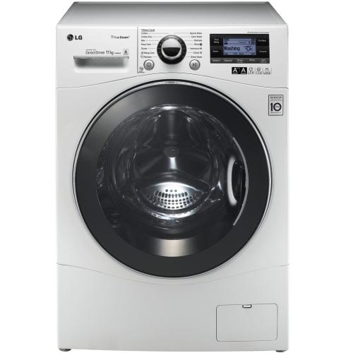 LG WM2016CW 27 Inch Front-Load Washer with 3.6 cu. ft. Capacity, 5 Wash Programs, 5 Temperature Levels, 1050 RPM Maximum and SenseClean System