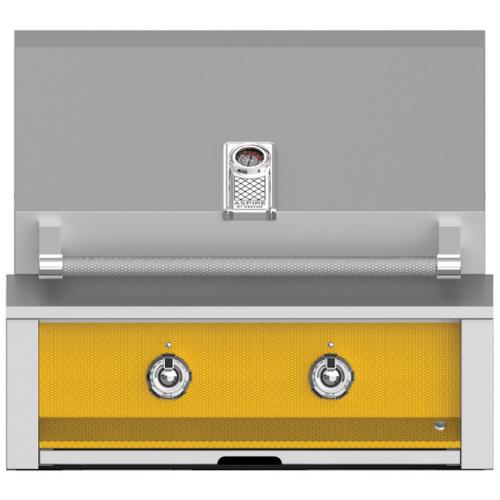 Hestan EAB30LPYW Grill, Aspire, Built-In, (2) U-Burner, 30-Inch - Lp - Yellow