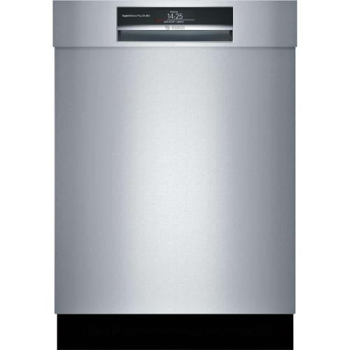 Bosch SHE89PW55N/01 Benchmark® Dishwasher 24'' Custom Panel Ready Stainless Steel