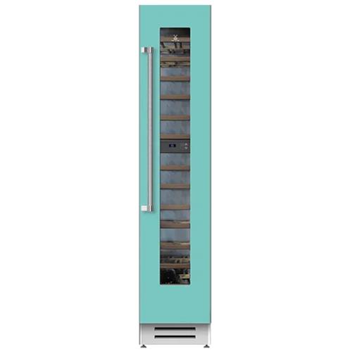 Hestan KWCL18TQ Wine Column, Left Hinged, 18-Inch - Turquoise