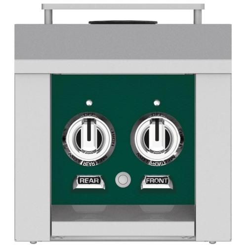 Hestan AGB122LPGR Double Side Burner, Built-In, 12-Inch - Lp - Green