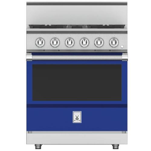 Hestan KRG304NGBU Range, 4 Burner, All Gas, 30-Inch -Ng-Blue